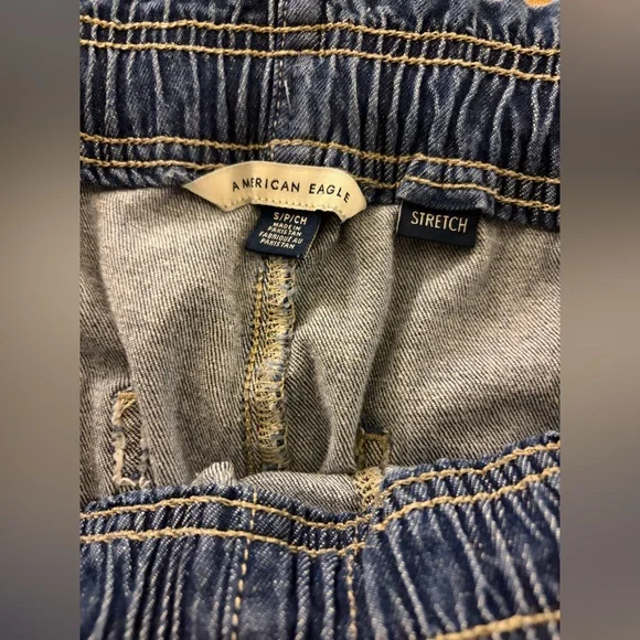 AMERICAN EAGLE Dreamy Drape Linen-Blend Pull-On Pant - Picture 5 of 6